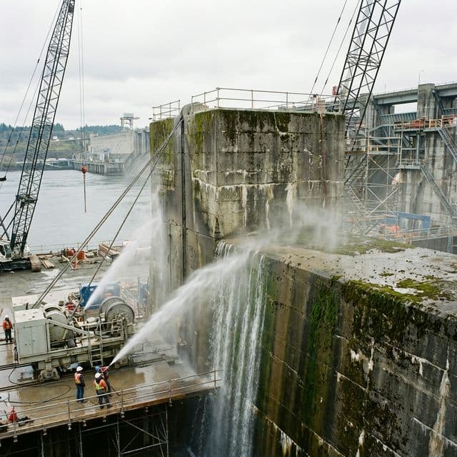 Hydropower Dam Wall Modification construction project