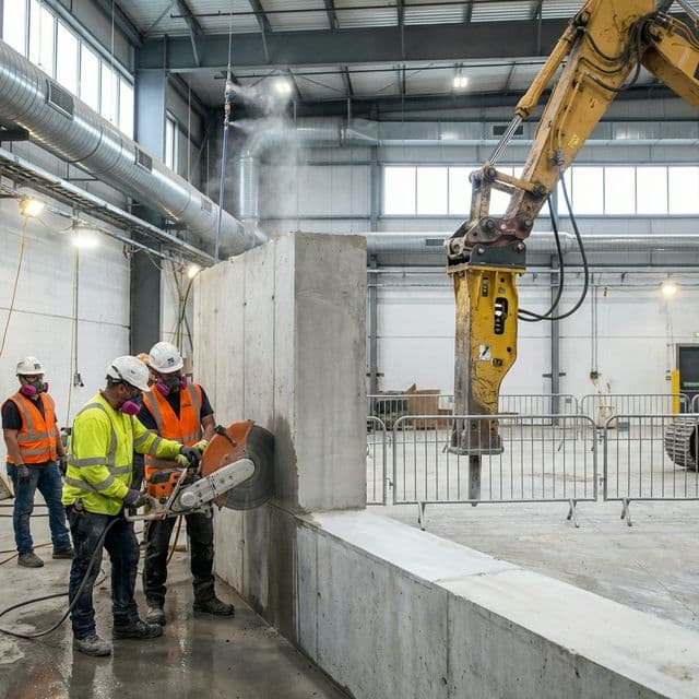 Old Factory Selective Demolition construction project